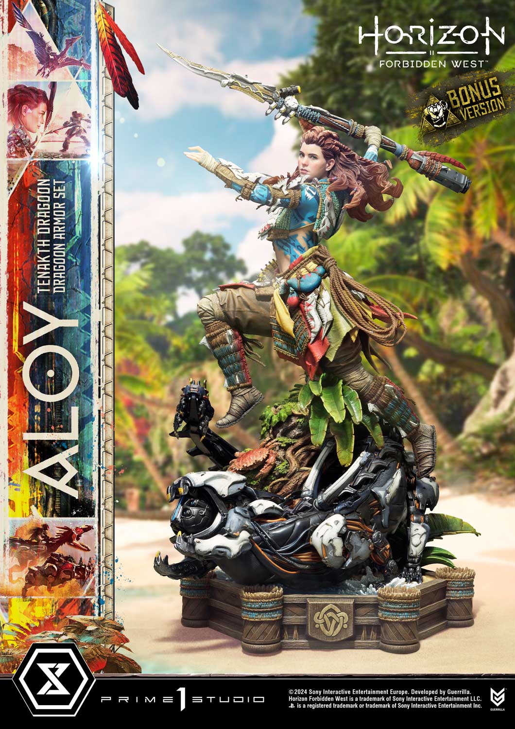 Horizon Zero Dawn Aloy Tenakth Dragoon Rüstungs-Bonusversion von Prime 1 Studio