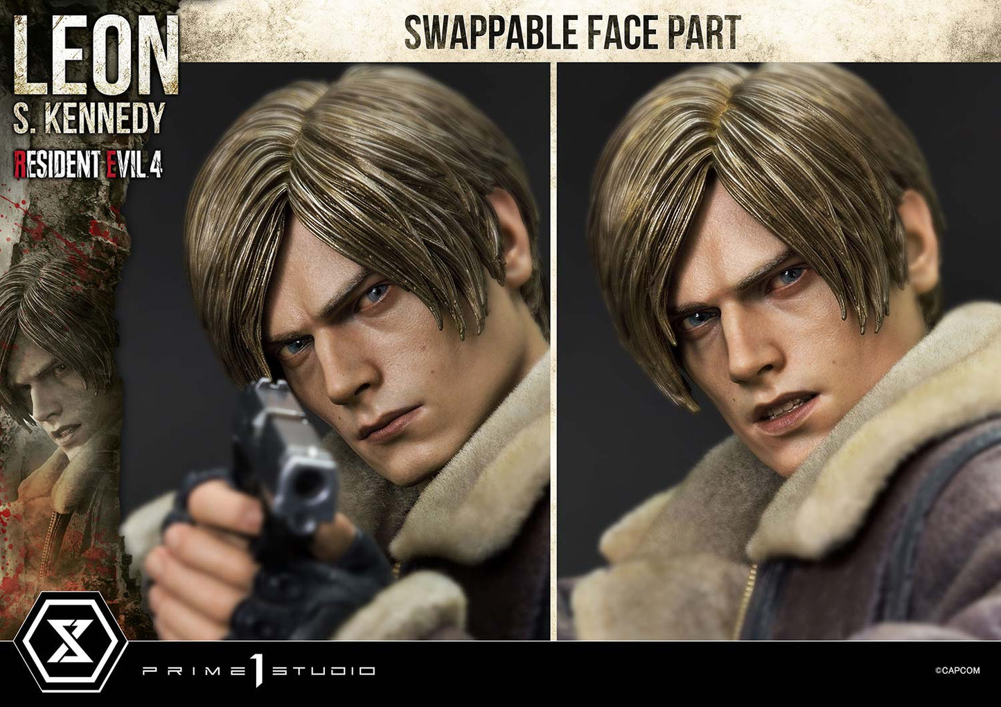 Resident Evil 4 Leon S. Kennedy Bonus Version Statue von Prime1 Studios