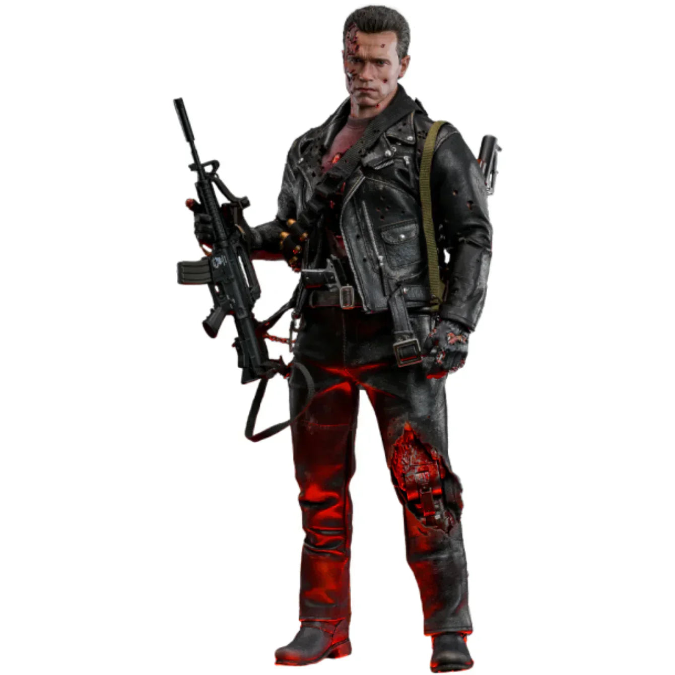 T-800 (BATTLE DAMAGED VERSION 2.0) Sechster Maßstab Figur von Hot Toys