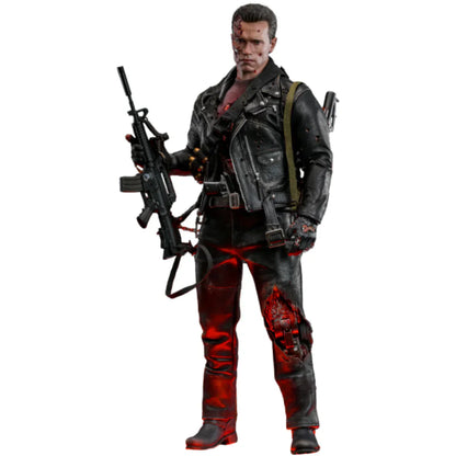 T-800 (BATTLE DAMAGED VERSION 2.0) Sechster Maßstab Figur von Hot Toys