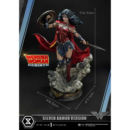 Wonder Woman Rebirth Silber Rüstungs-Version Statue von Prime 1 Studio