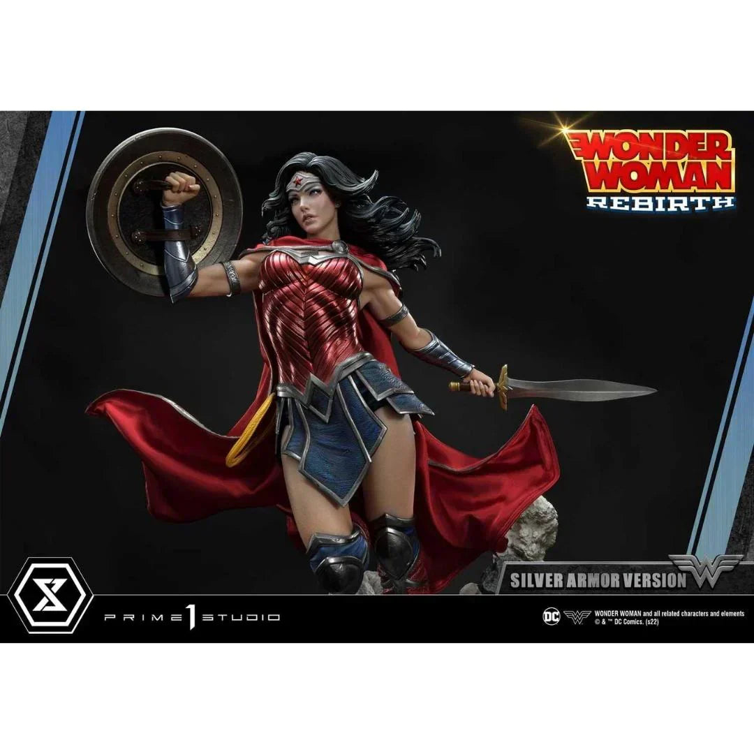 Wonder Woman Rebirth Silber Rüstungs-Version Statue von Prime 1 Studio