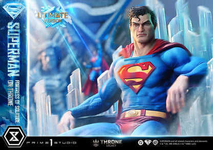 Superman Festung der Einsamkeit auf dem Thron (Ultimate Bonus Version) Statue von Prime 1 Studio
