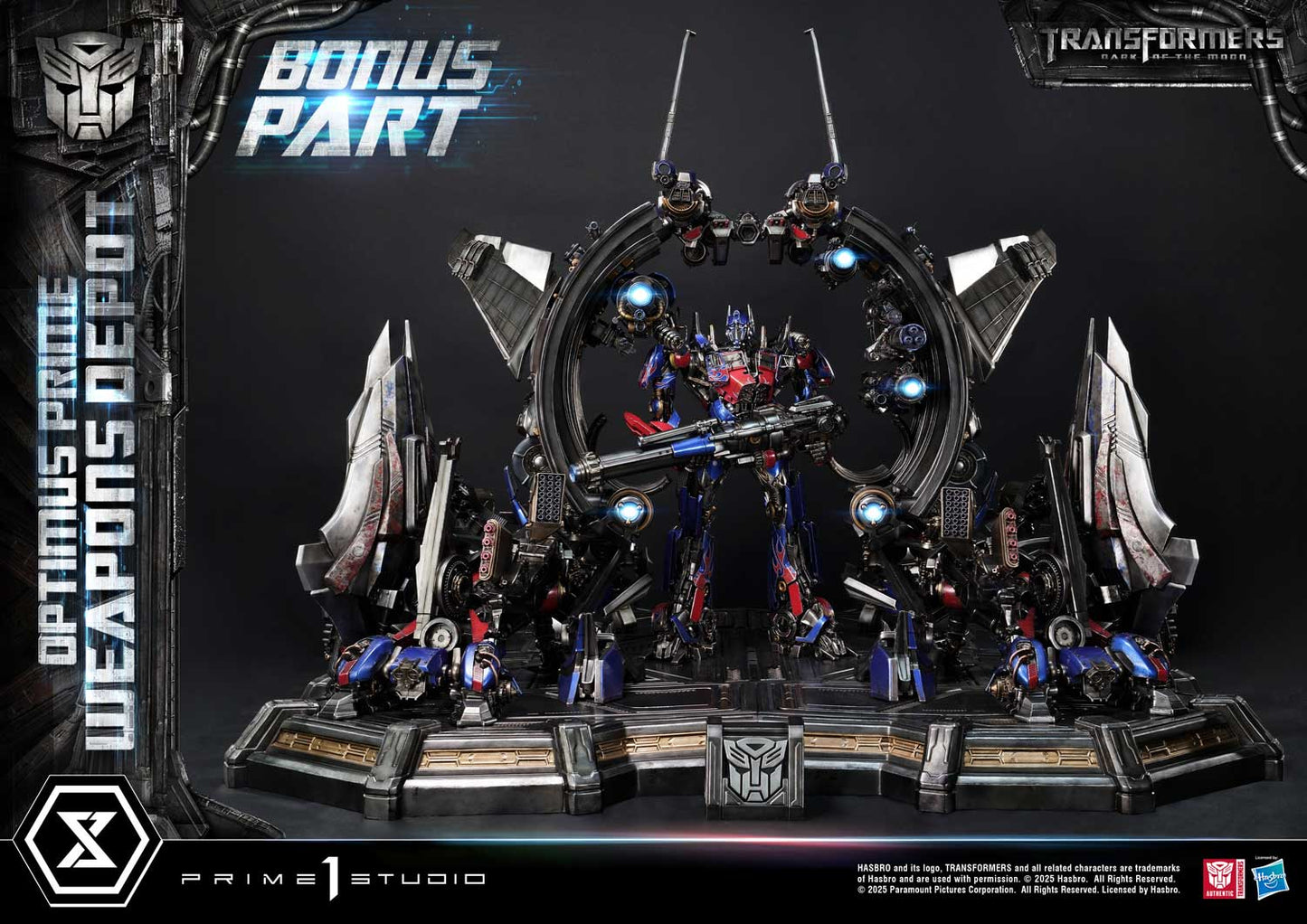 Transformers: DOTM Optimus Prime Waffenlager (Bonus-Version) von Prime 1 Studio
