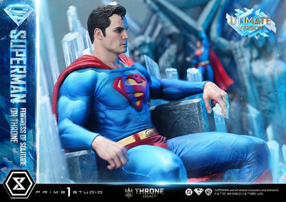 Superman Festung der Einsamkeit auf dem Thron (Ultimate Bonus Version) Statue von Prime 1 Studio