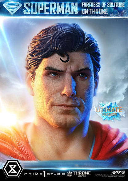 Superman Festung der Einsamkeit auf dem Thron (Ultimate Bonus Version) Statue von Prime 1 Studio