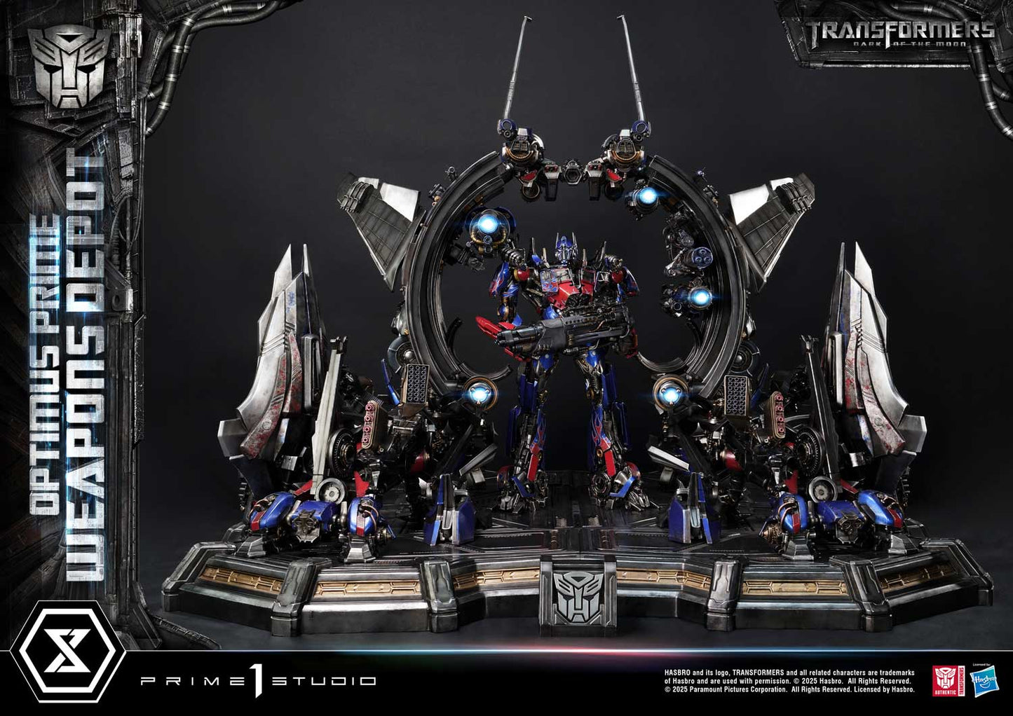 Transformers: DOTM Optimus Prime Waffenlager (Bonus-Version) von Prime 1 Studio