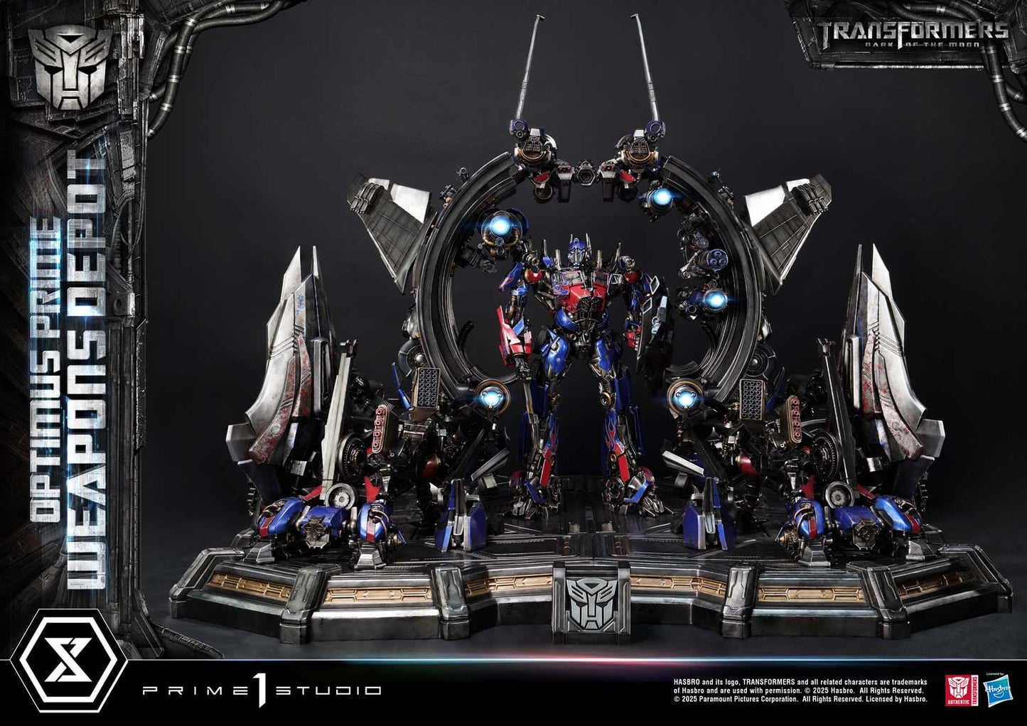 Transformers: DOTM Optimus Prime Waffenlager (Bonus-Version) von Prime 1 Studio