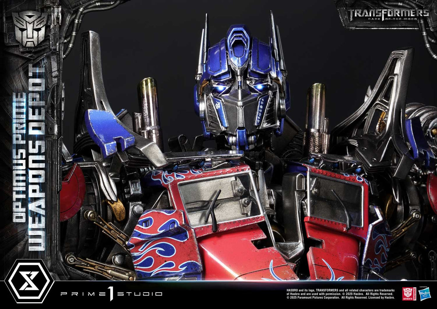Transformers: DOTM Optimus Prime Waffenlager (Bonus-Version) von Prime 1 Studio