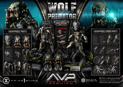 Wolf Predator (Aliens vs. Predator: Requiem) DX Bonus Version 1/3 Statue von Prime 1 Studio