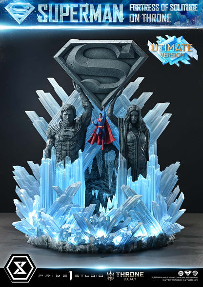 Superman Festung der Einsamkeit auf dem Thron (Ultimate Bonus Version) Statue von Prime 1 Studio