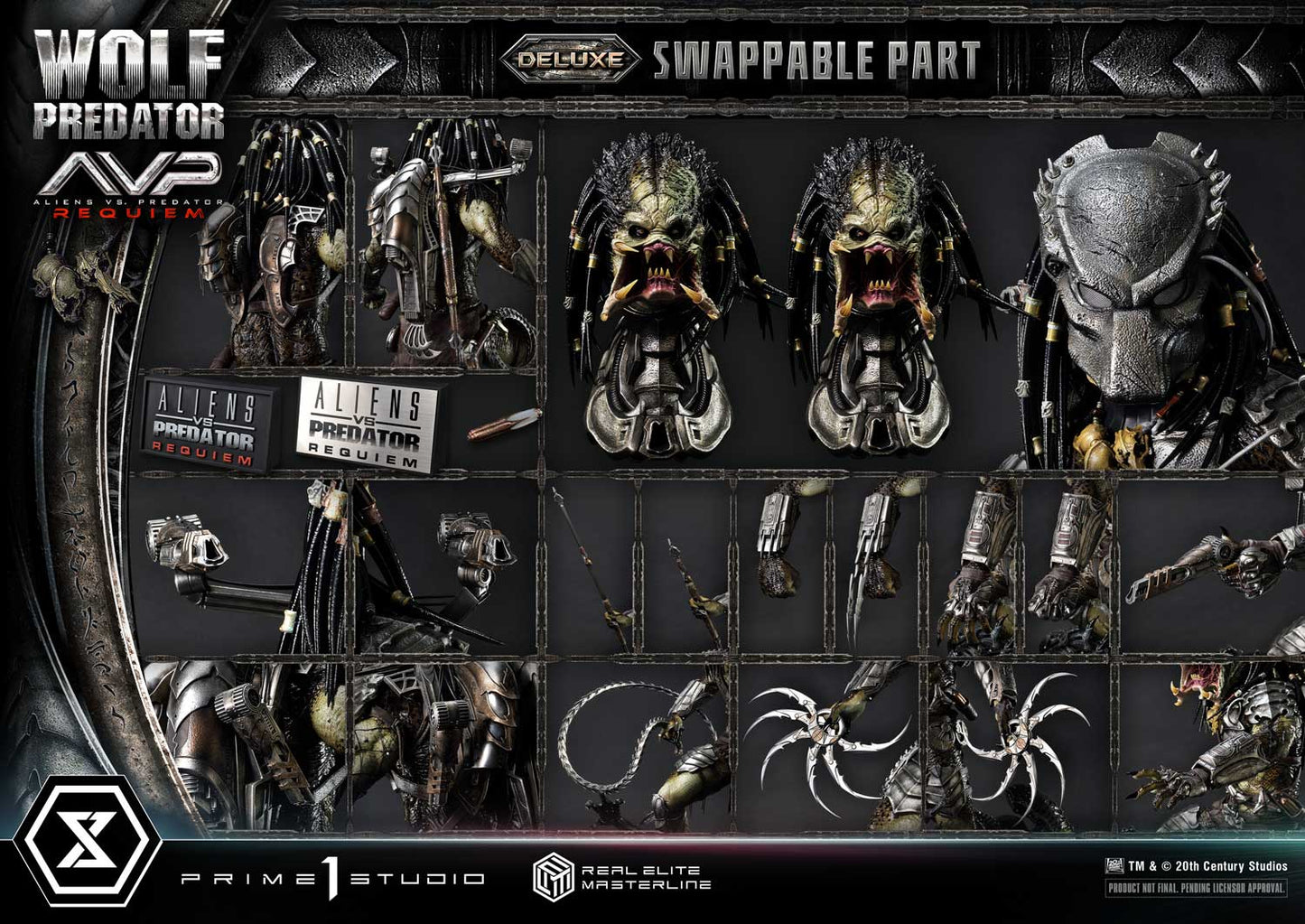 Wolf Predator (Aliens vs. Predator: Requiem) DX Bonus Version 1/3 Statue von Prime 1 Studio