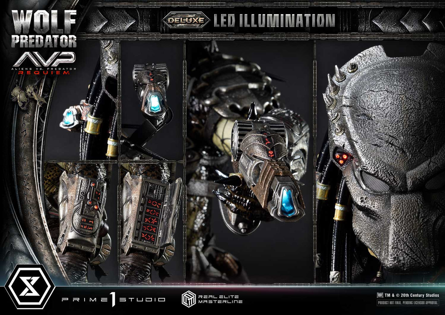 Wolf Predator (Aliens vs. Predator: Requiem) DX Bonus Version 1/3 Statue von Prime 1 Studio