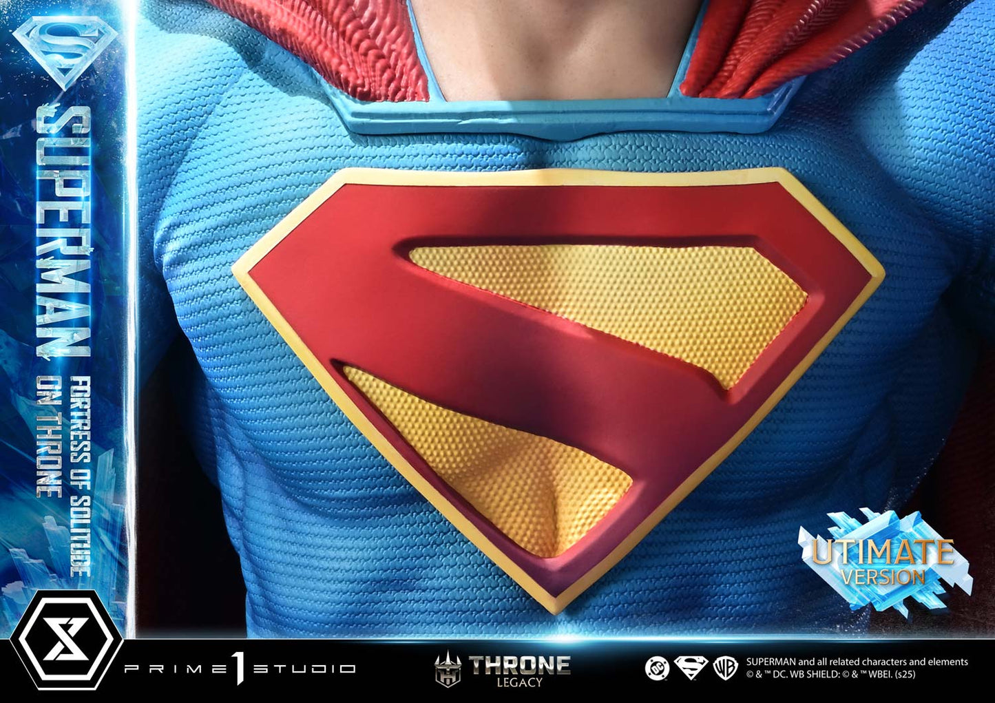 Superman Festung der Einsamkeit auf dem Thron (Ultimate Bonus Version) Statue von Prime 1 Studio