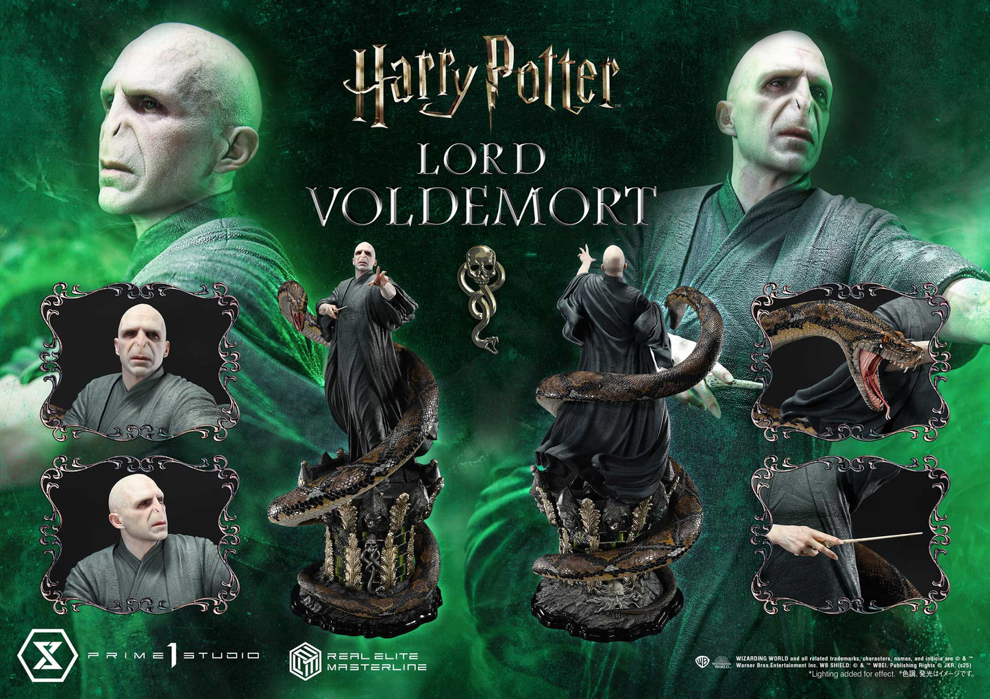 Lord Voldemort (Harry Potter Film) Bonusversion 1/4 Statue von Prime 1 Studios
