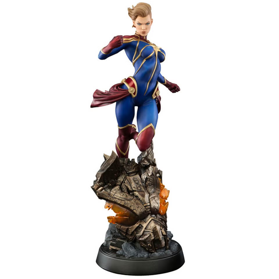 Captain Marvel Premium Format Figur von Sideshow Collectibles
