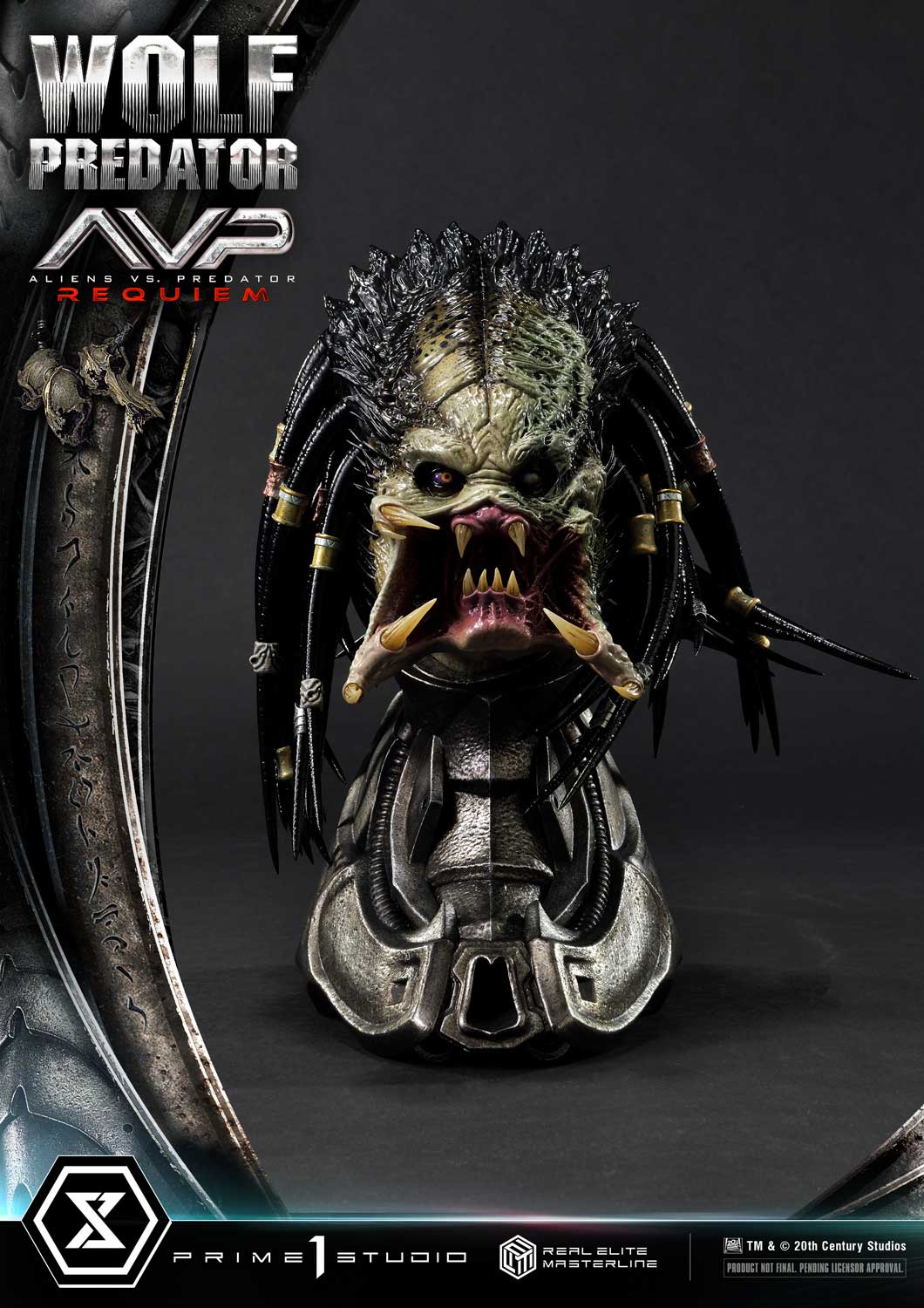 Wolf Predator (Aliens vs. Predator: Requiem) DX Bonus Version 1/3 Statue von Prime 1 Studio