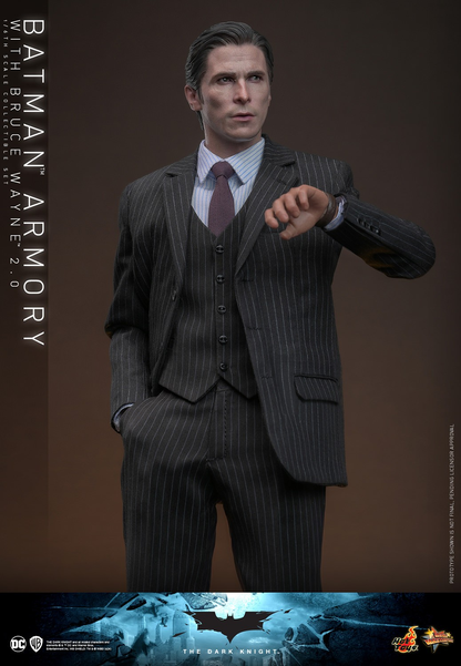 BATMAN ARMORY MIT BRUCE WAYNE (2.0) Von Hot Toys