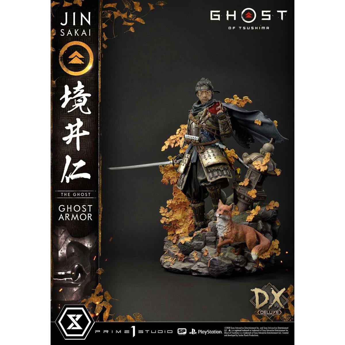 Ghost of Tsushima Jin Sakai Ghost Armor Deluxe Edition 1:4 Maßstab Statue