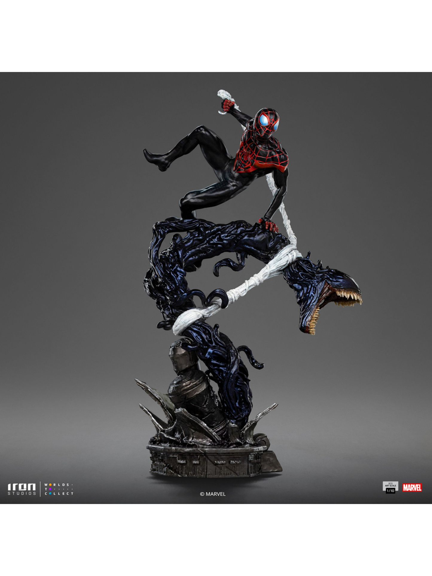 Miles Morales Statue von Iron Studios