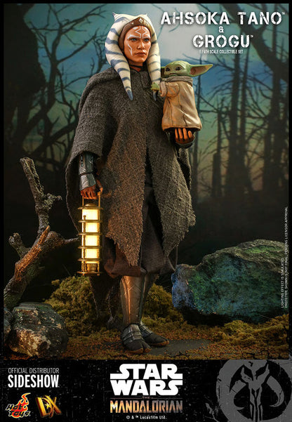 Star Wars The Mandalorian Ahsoka Tano und Grogu Set von Hot Toys