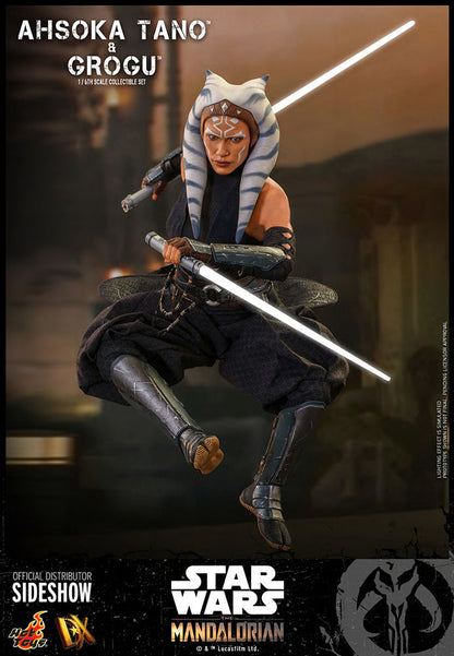 Star Wars The Mandalorian Ahsoka Tano und Grogu Set von Hot Toys