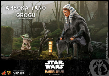 Star Wars The Mandalorian Ahsoka Tano und Grogu Set von Hot Toys
