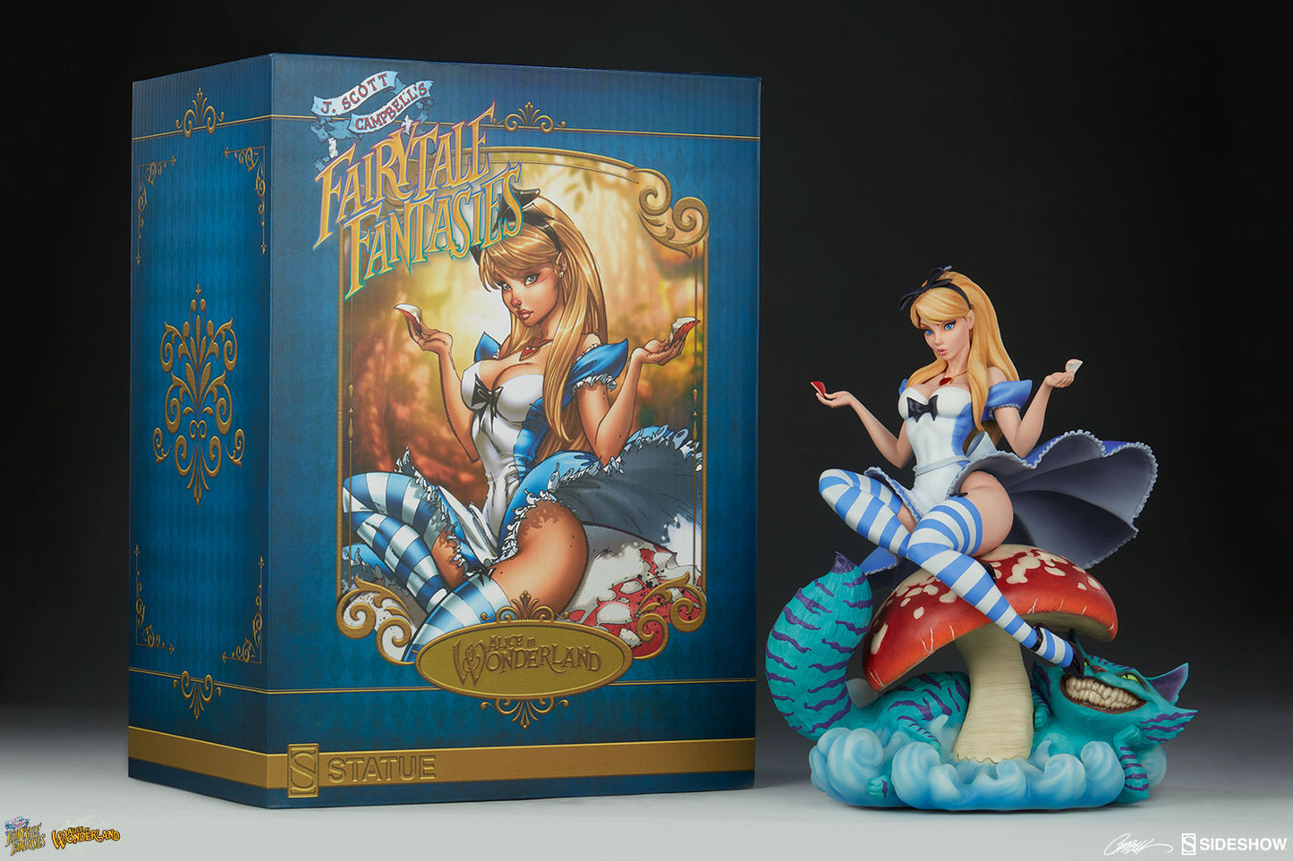ALICE IM WUNDERLAND Statues von Sideshow Collectibles