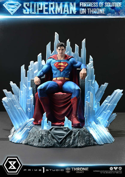 Superman Festung der Einsamkeit auf dem Thron (Ultimate Bonus Version) Statue von Prime 1 Studio