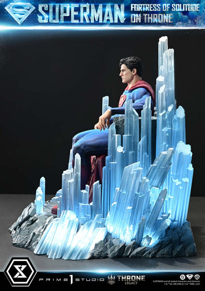 Superman Festung der Einsamkeit auf dem Thron (Ultimate Bonus Version) Statue von Prime 1 Studio