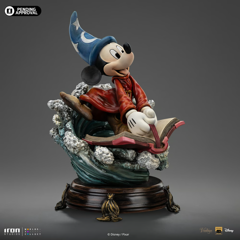 Sorcerer Mickey Deluxe Statue von Iron Studios