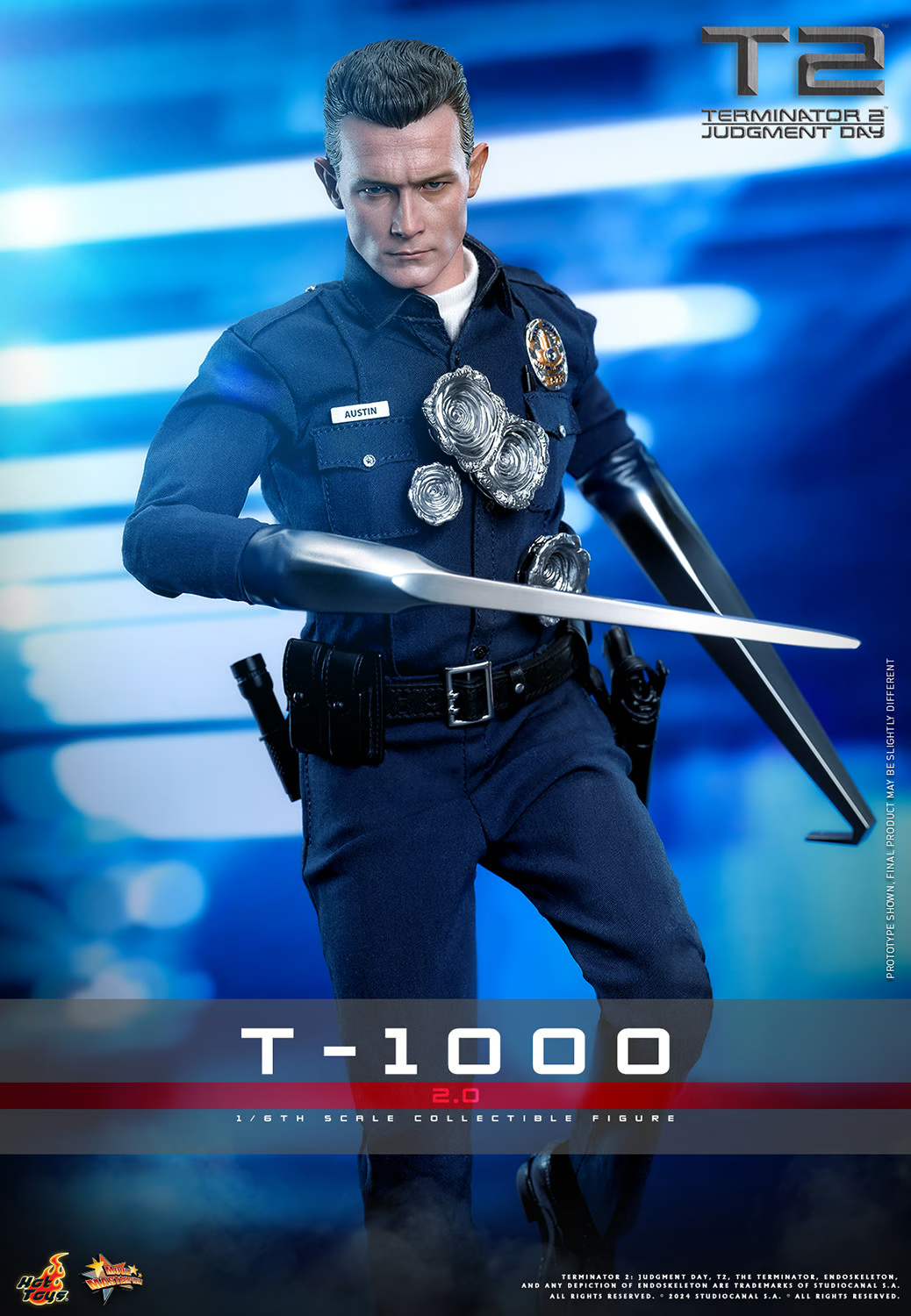 T-1000 (2.0) Sechster Maßstab Figur von Hot Toys