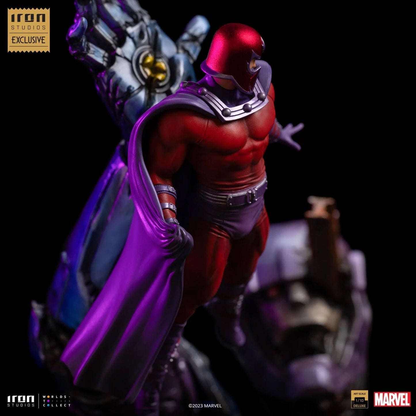 Magneto vs Sentinel CCXP Exklusiv 1/10 Maßstab Diorama von Iron Studios