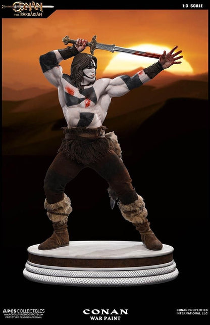 Conan Der Barbar 1/3 Maßstab Statue KRIEGSMALUNG CROM EXKLUSIV von Pop Culture Shock