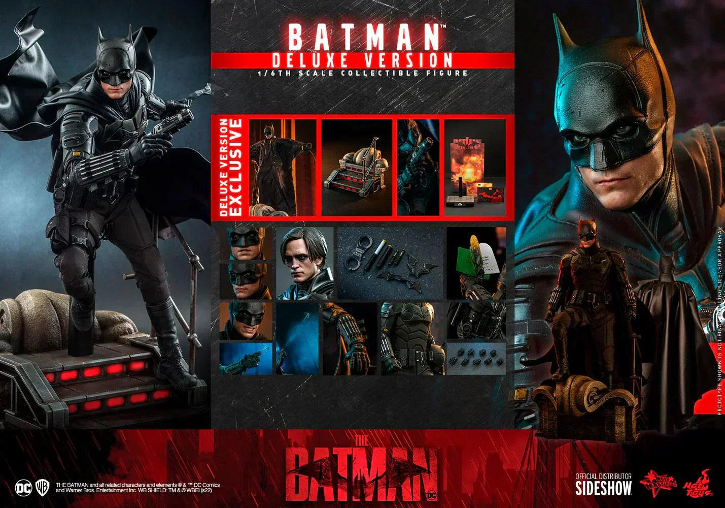 BATMAN (DELUXE VERSION) Sechster Maßstab Figur von Hot Toys