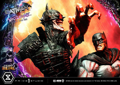 Batman vs Batman Who Laughs Statue von Prime 1 Studios