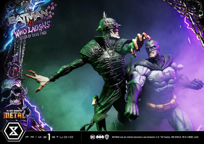 Batman vs Batman Who Laughs Statue von Prime 1 Studios