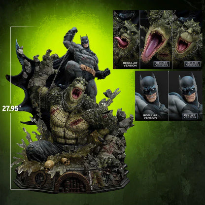 Dc Comics Batman vs. Killer Croc (Deluxe-Version) Statue von Prime 1 Studio