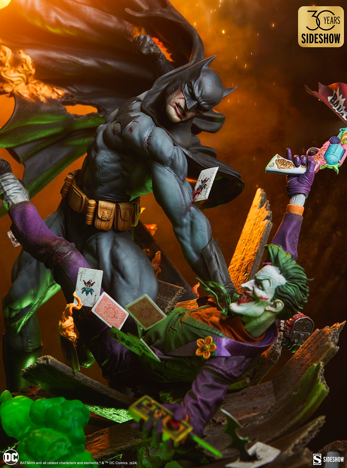 BATMAN VS THE JOKER: EWIGE FEINDE Premium Format™ Figur von Sideshow Collectibles
