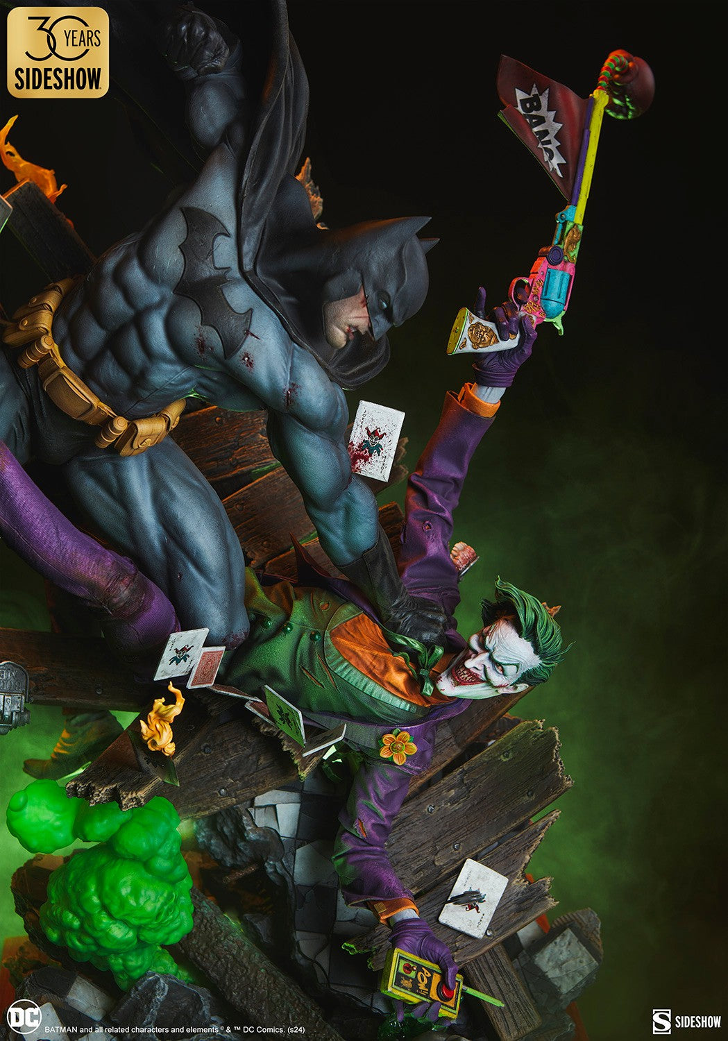 BATMAN VS THE JOKER: EWIGE FEINDE Premium Format™ Figur von Sideshow Collectibles