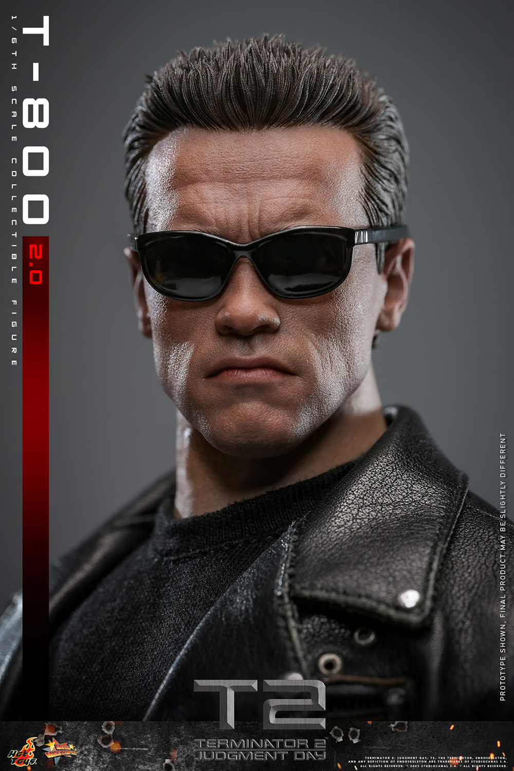 T-800 (2.0) Sechster Maßstab Figur von Hot Toys