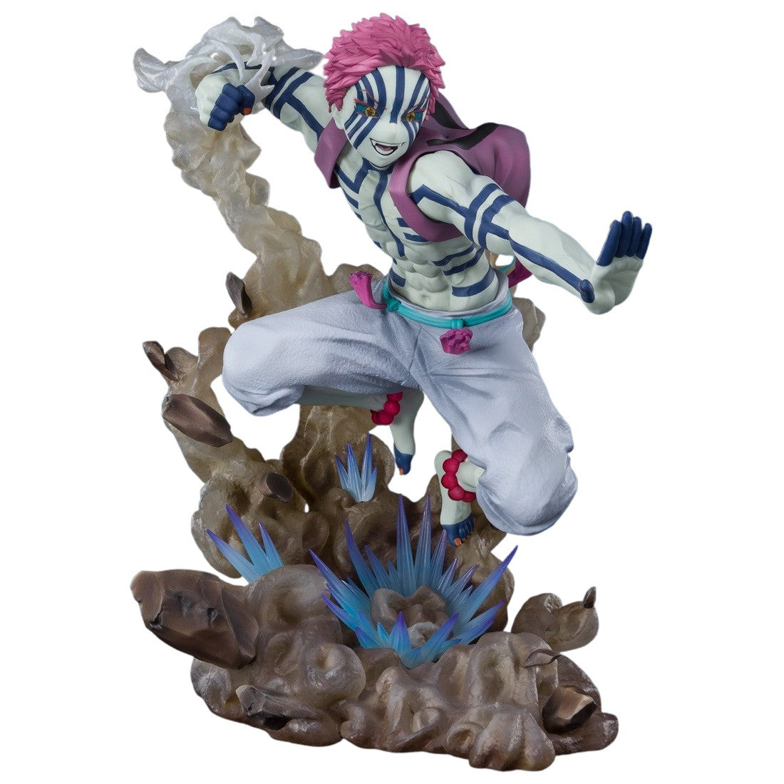 Demon Slayer Kimetsu no Yaiba Akaza Obere Drei Figur (rosa) von Bandai Figuarts Zero