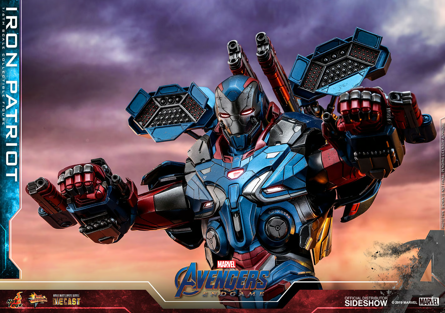 Iron Patriot Sechster Maßstab Figur von Hot Toys