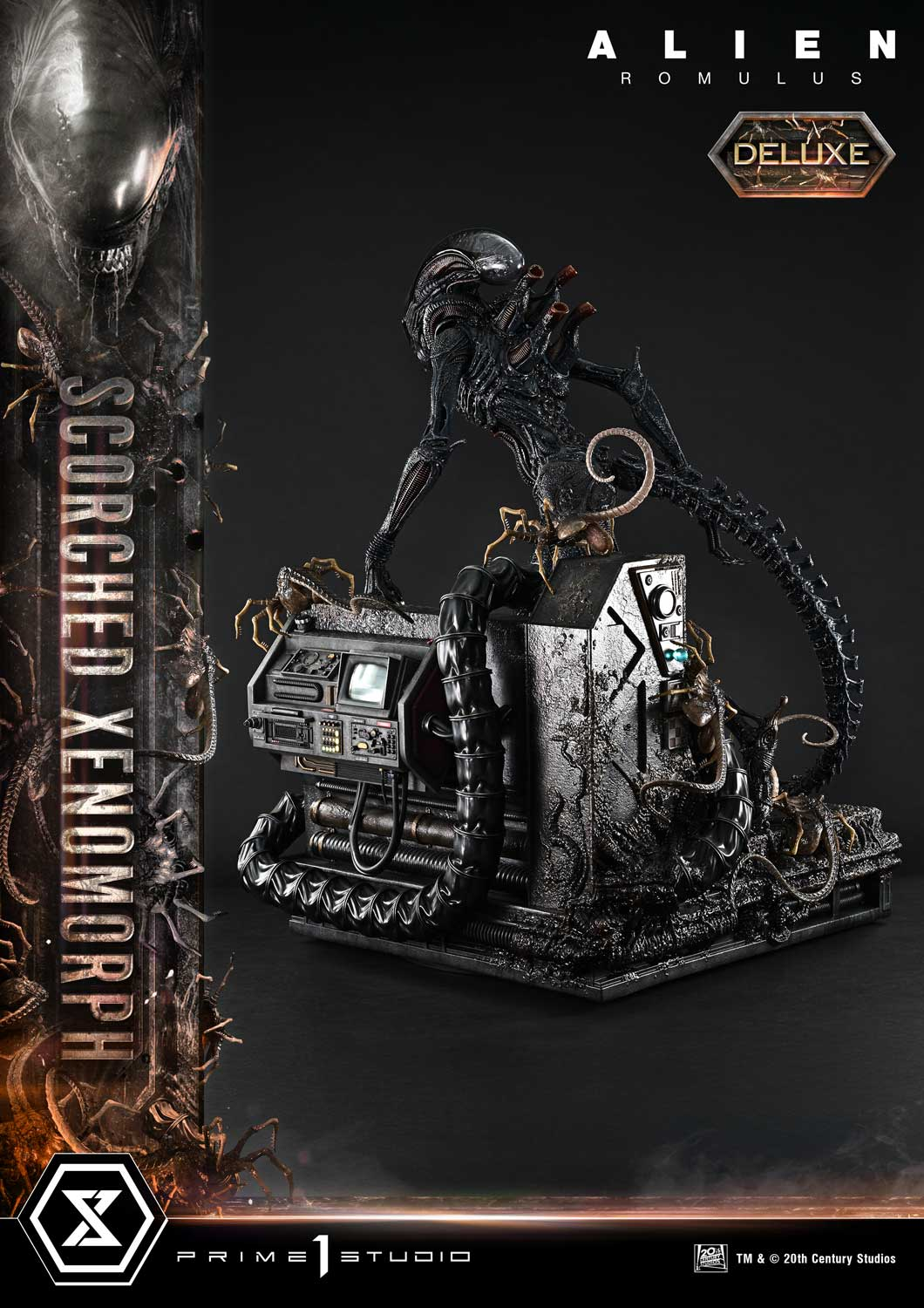 Alien Romulus Scorched Xenomorph DX Bonus Version von Prime 1 Studio
