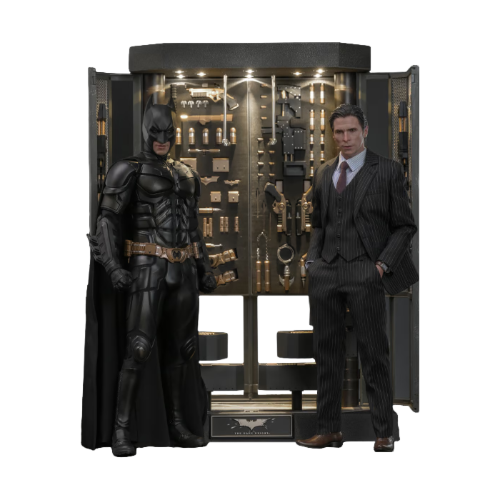 BATMAN ARMORY MIT BRUCE WAYNE (2.0) Von Hot Toys