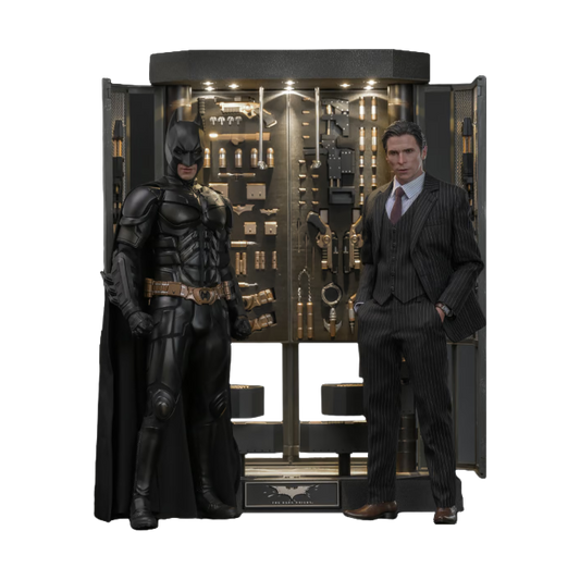 BATMAN ARMORY MIT BRUCE WAYNE (2.0) Von Hot Toys