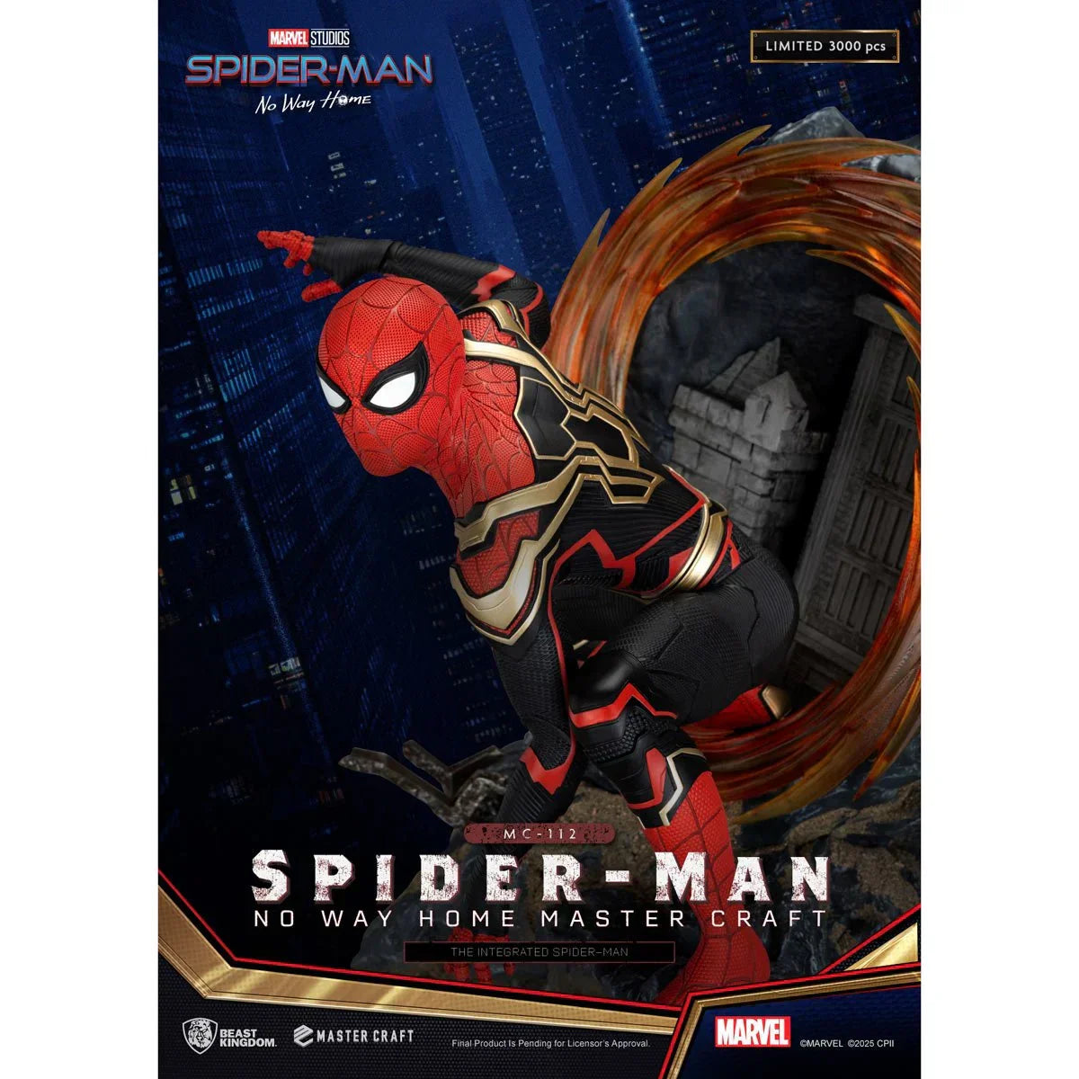 Spider-Man: No Way Home Die integrierte Spider-Man MC-112 Master Craft Statue