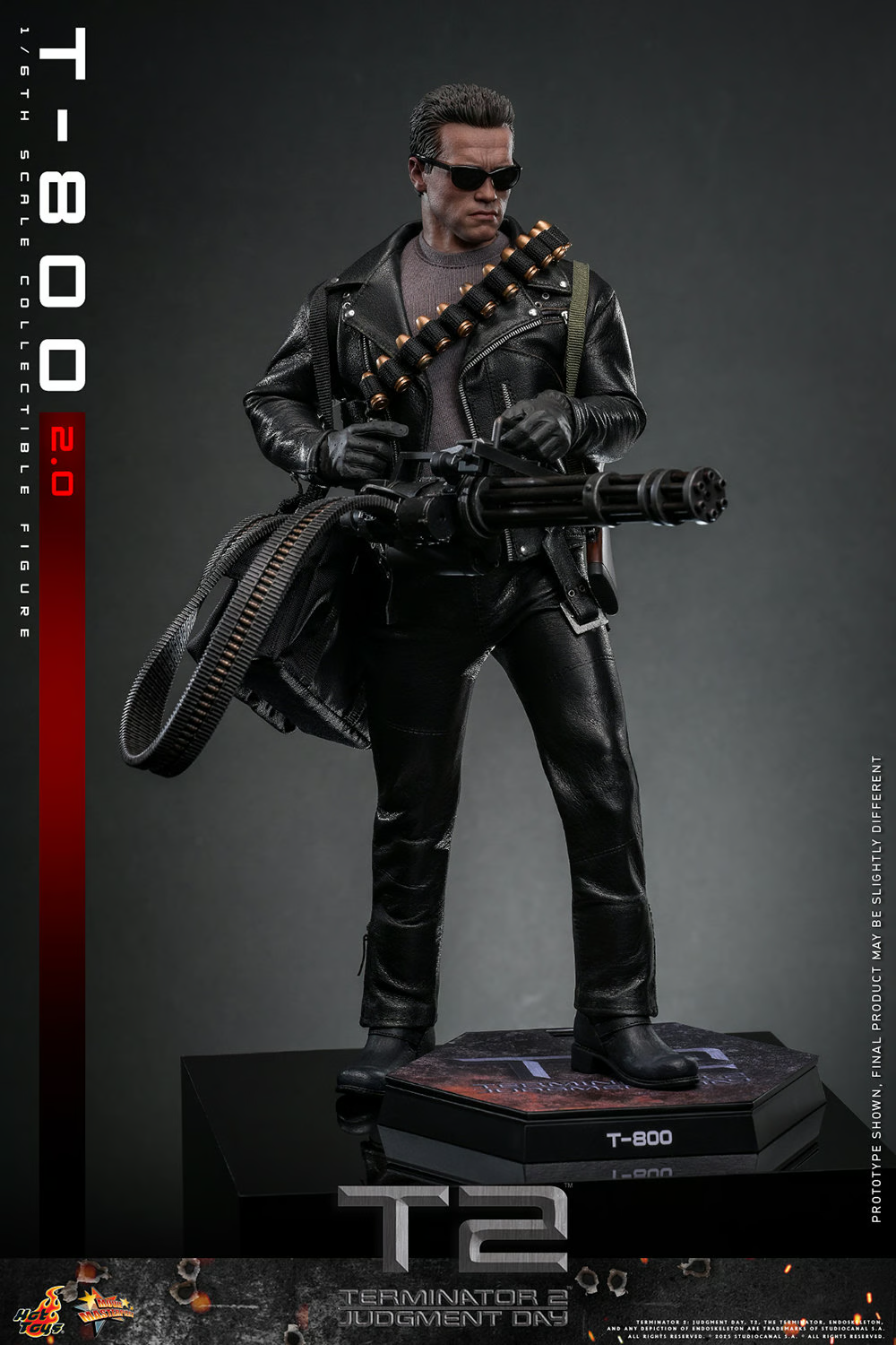 T-800 (2.0) Sechster Maßstab Figur von Hot Toys