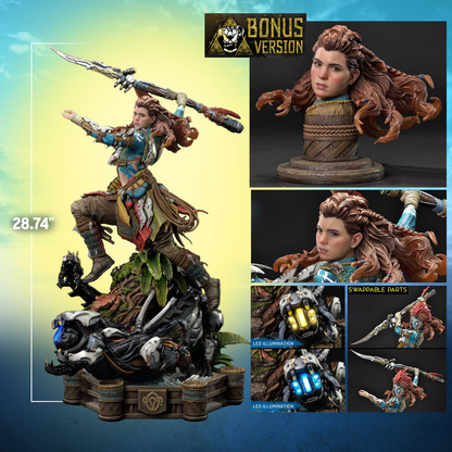 Horizon Zero Dawn Aloy Tenakth Dragoon Rüstungs-Bonusversion von Prime 1 Studio