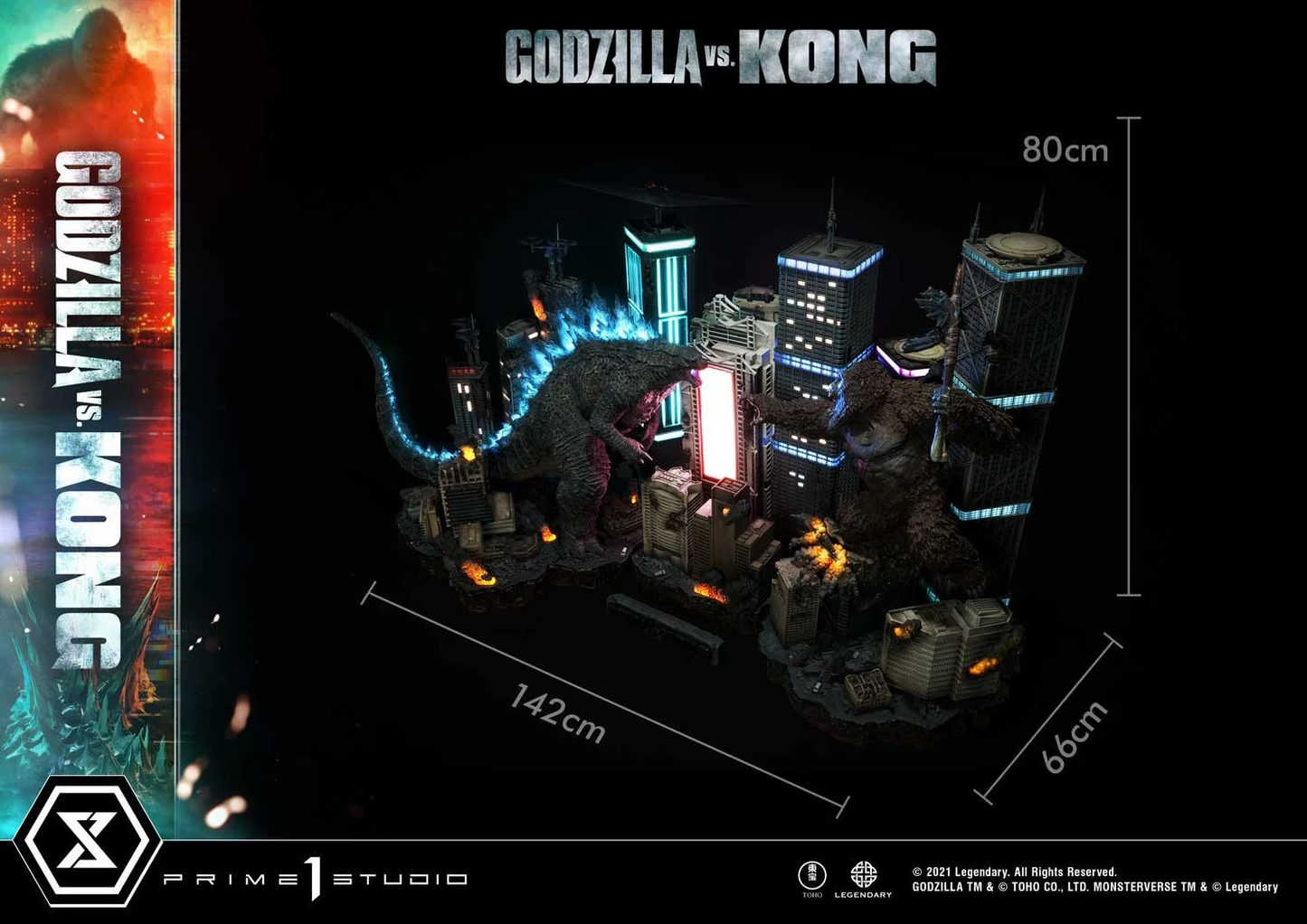Godzilla vs Kong Final Battle Statue von Prime1 Studio